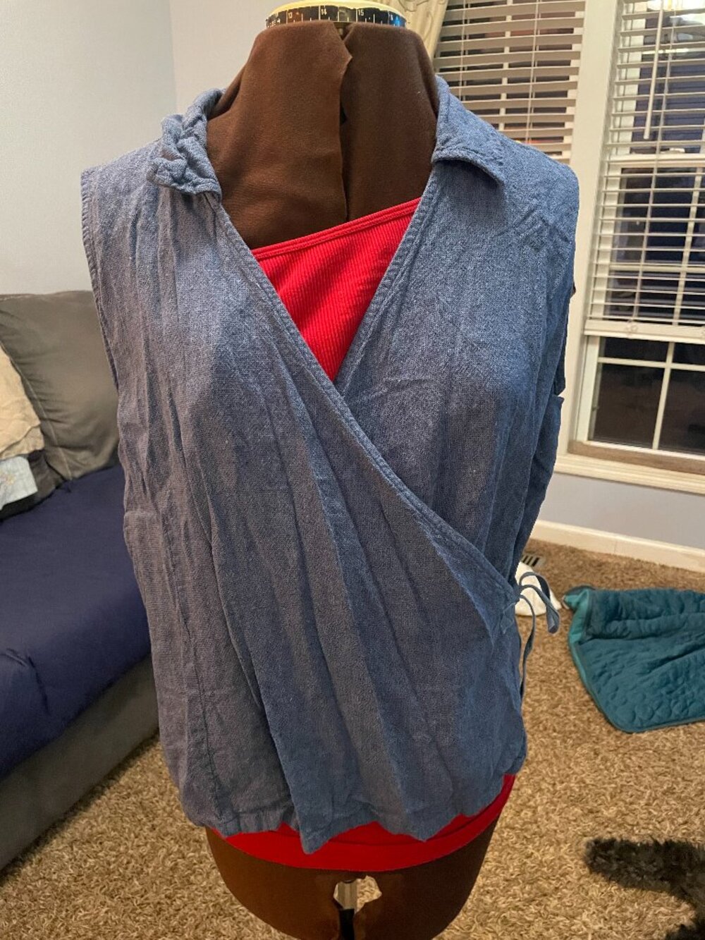 White Stag women's wrap shirt